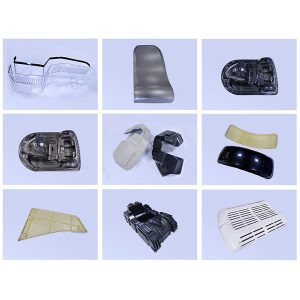 Εσωτερικά και εξωτερικά διακοσμητικά εξαρτήματα αυτοκινήτων, διαμορφωμένα με τη μέθοδο της κενού